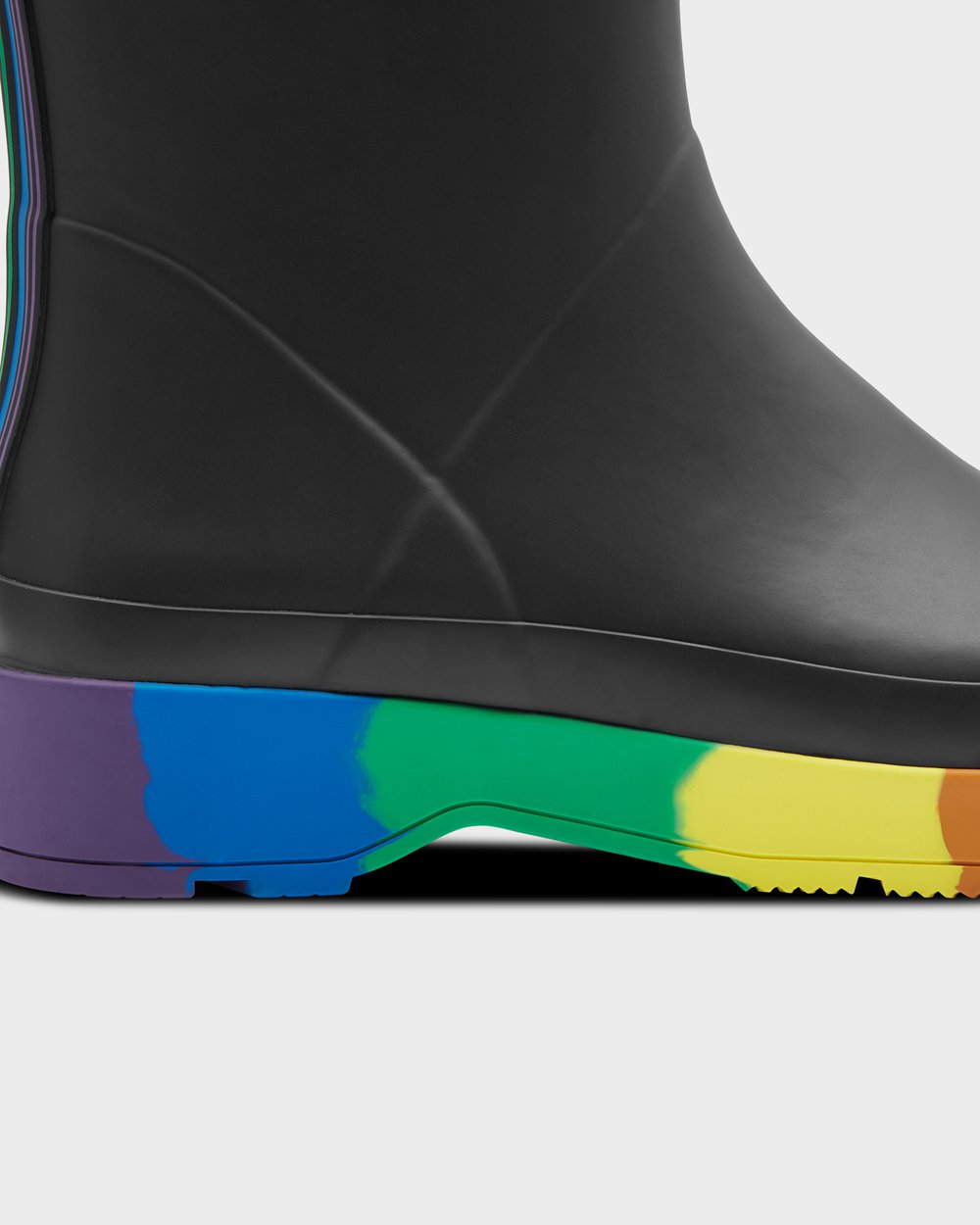 Men Hunter Original Pride Heeled Rain | Play Boots Black | NZ-39708-BFJL